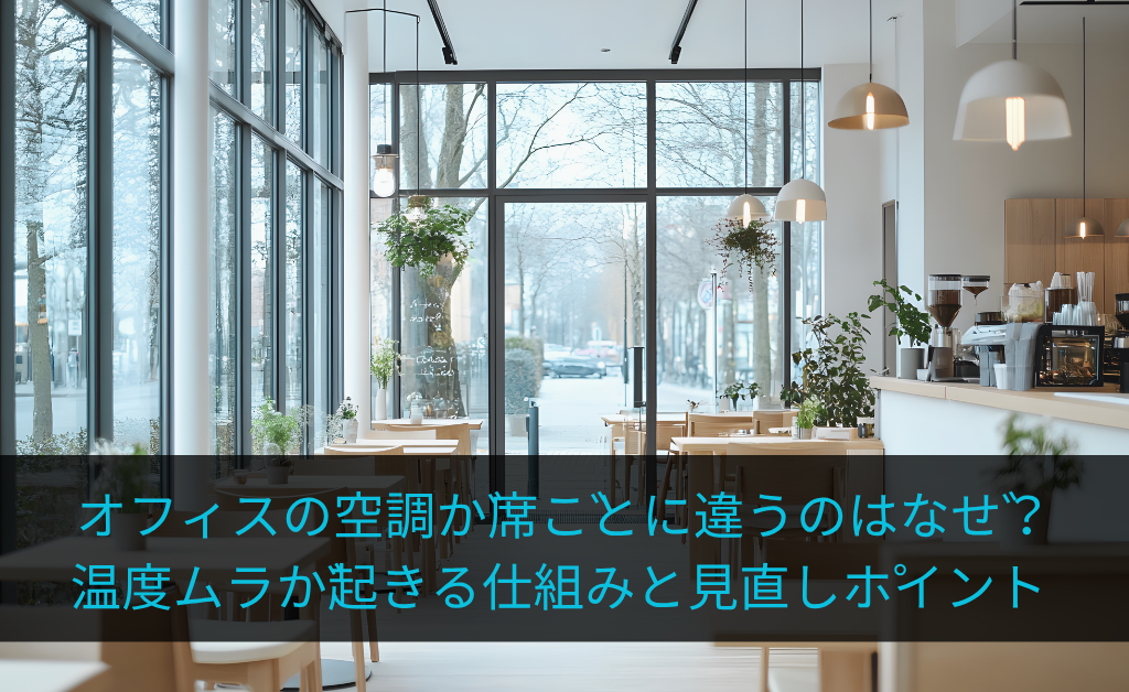 オフィスの空調が席ごとに違うのはなぜ？温度ムラが起きる仕組みと見直しポイント