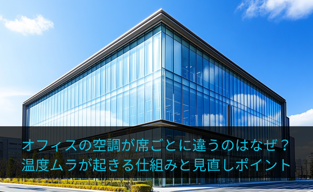 オフィスの空調が席ごとに違うのはなぜ?温度ムラが起きる仕組みと見直しポイント